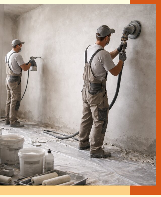 Подготовка поверхности под напыление в Гатчине от 1233 руб. — ТепломастерГтч