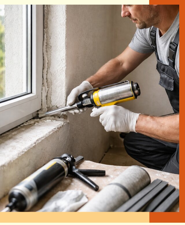 Герметизация стыков и примыканий в Гатчине от 1233 руб. под ключ | ТепломастерГтч